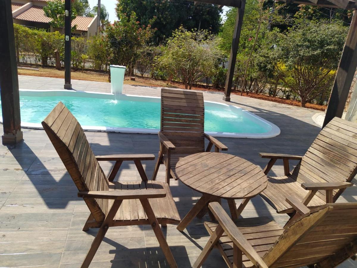Casa Em Caldas - Piscina Solar E Eletrica Caldas Novas Buitenkant foto
